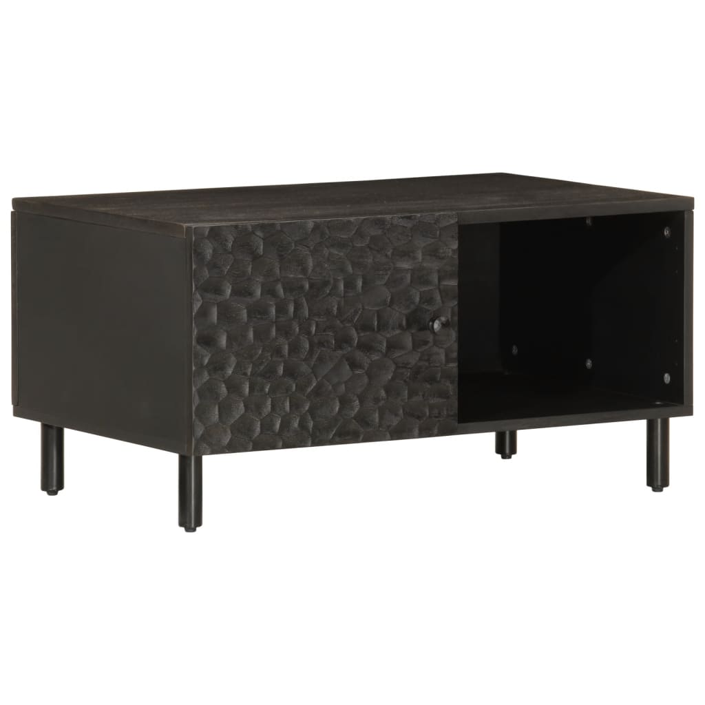 Coffee Table 80X50X40 Cm Solid Wood Acacia
