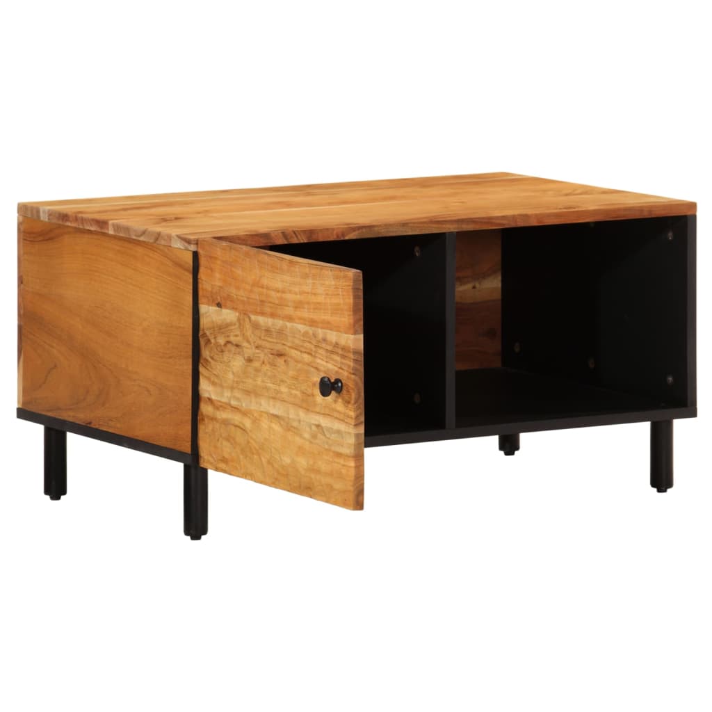 Coffee Table 80X50X40 Cm Solid Wood Acacia