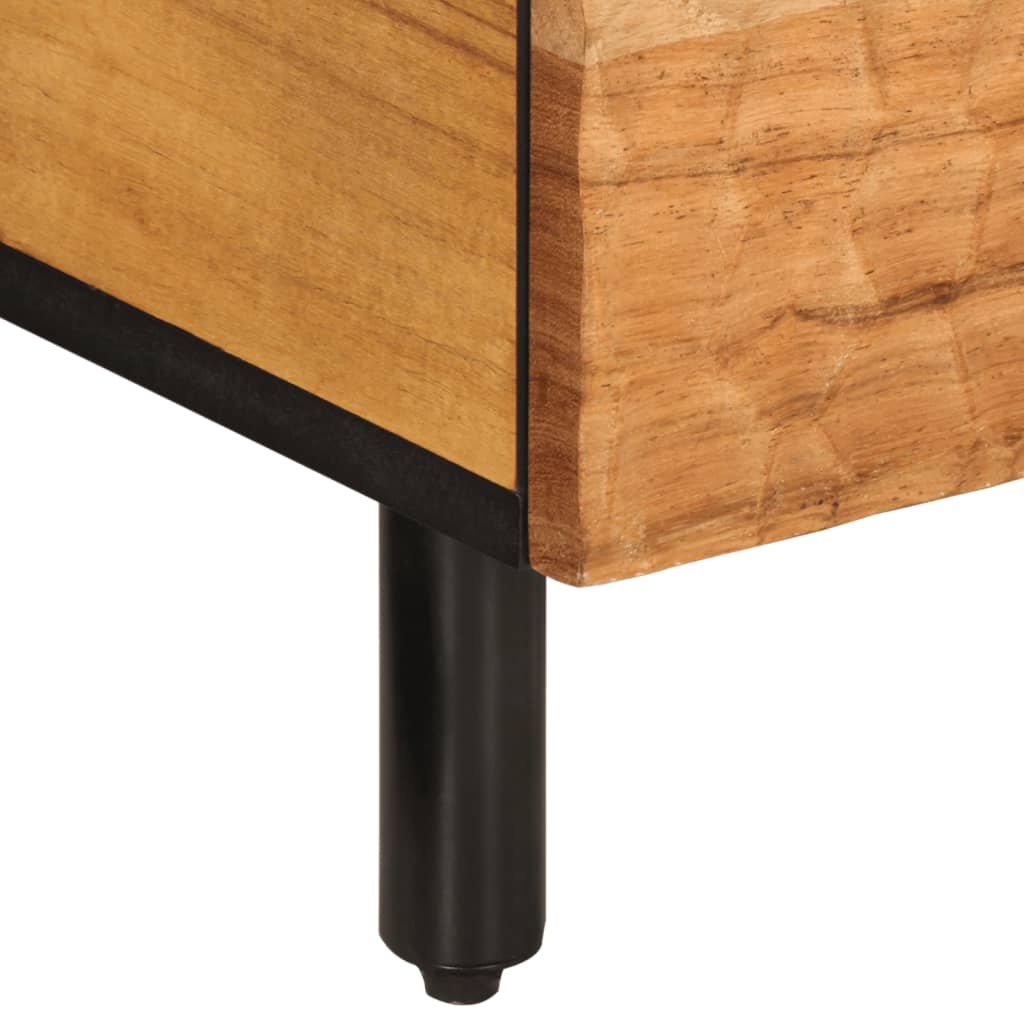 Coffee Table 80X54X40 Cm Solid Wood Acacia