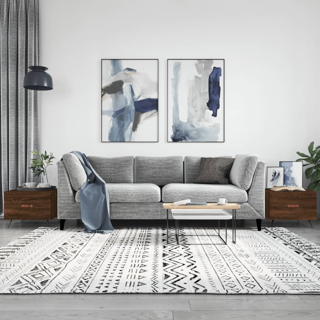 Coffee Tables 2 Pcs 50X50X40 Cm Engineered Wood