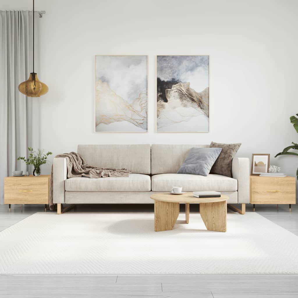 Coffee Tables 2 Pcs 50X50X40 Cm Engineered Wood