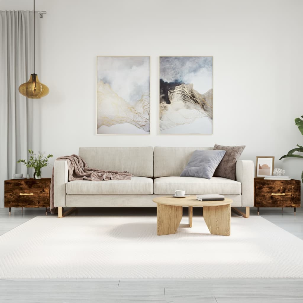 Coffee Tables 2 Pcs 50X50X40 Cm Engineered Wood