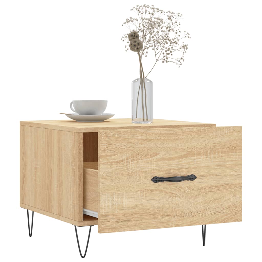 Coffee Tables 2 Pcs 50X50X40 Cm Engineered Wood