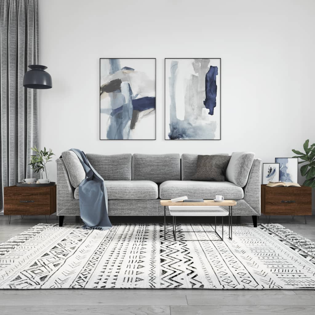 Coffee Tables 2 Pcs 50X50X40 Cm Engineered Wood