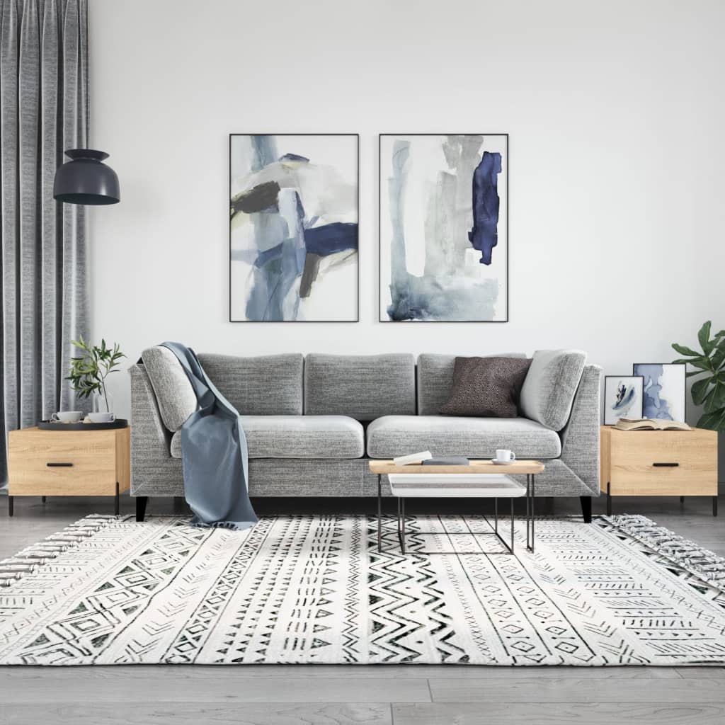 Coffee Tables 2 Pcs 50X50X40 Cm Engineered Wood