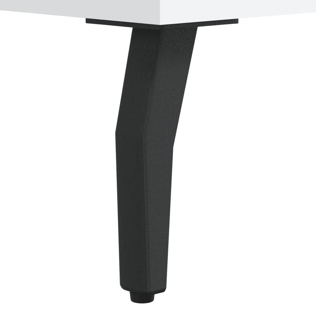 Coffee Table Tables 2 Pcs 50X50X40 Cm Engineered Wood White Concrete Grey Black