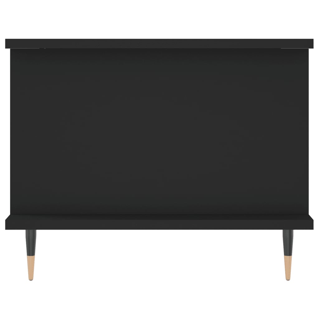 Coffee Table 90X50X40 Cm Engineered Wood Black iron 90 cm