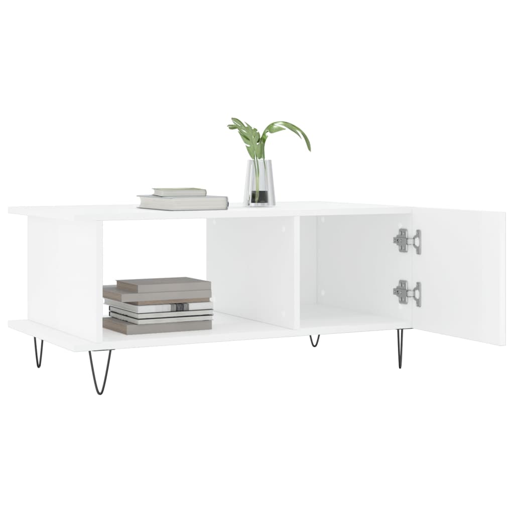 Coffee Table 90X50X40 Cm Engineered Wood Sonoma Oak Grey Sonoma Smoked Oak Iron