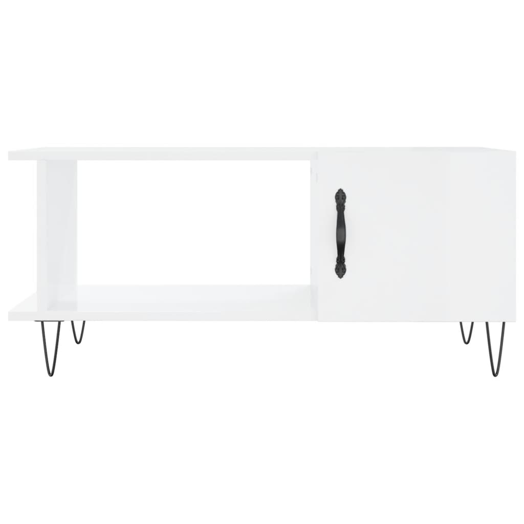 Coffee Table 90X50X40 Cm Engineered Wood Sonoma Oak Grey Sonoma Smoked Oak Iron