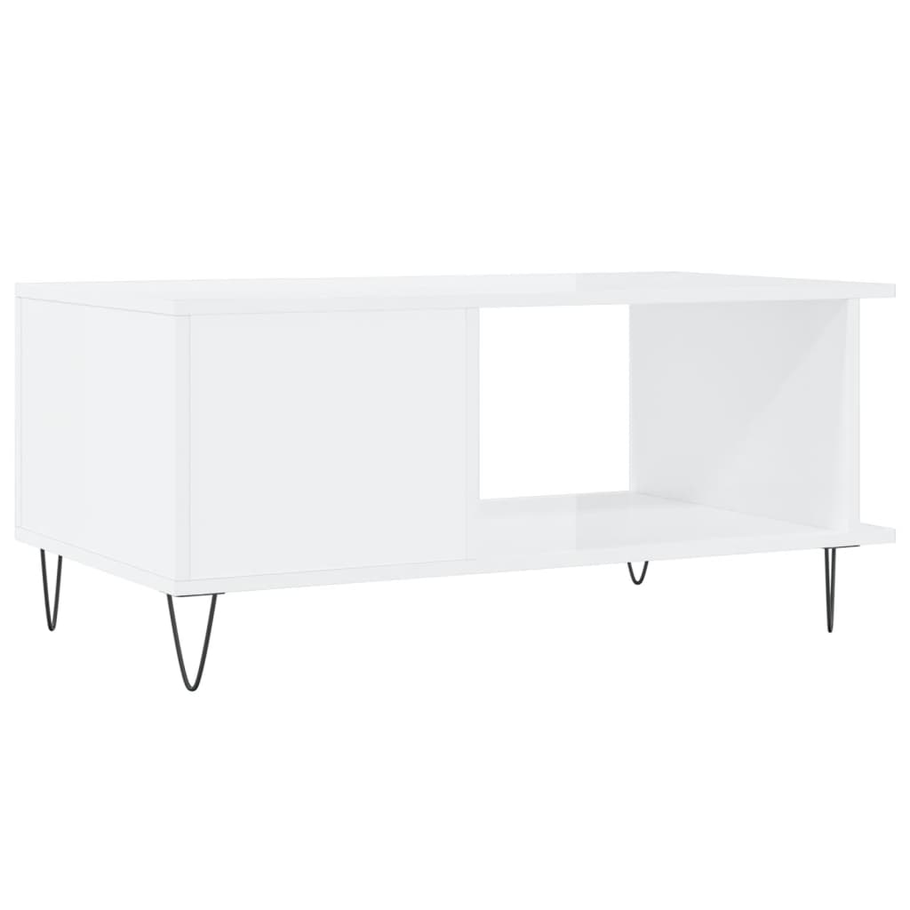 Coffee Table 90X50X40 Cm Engineered Wood Sonoma Oak Grey Sonoma Smoked Oak Iron