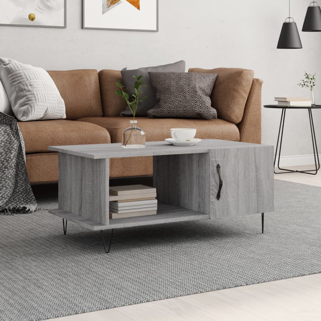 Coffee Table 90X50X40 Cm Engineered Wood