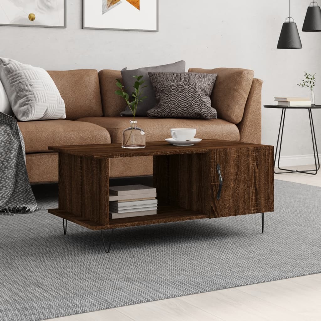 Coffee Table 90X50X40 Cm Engineered Wood