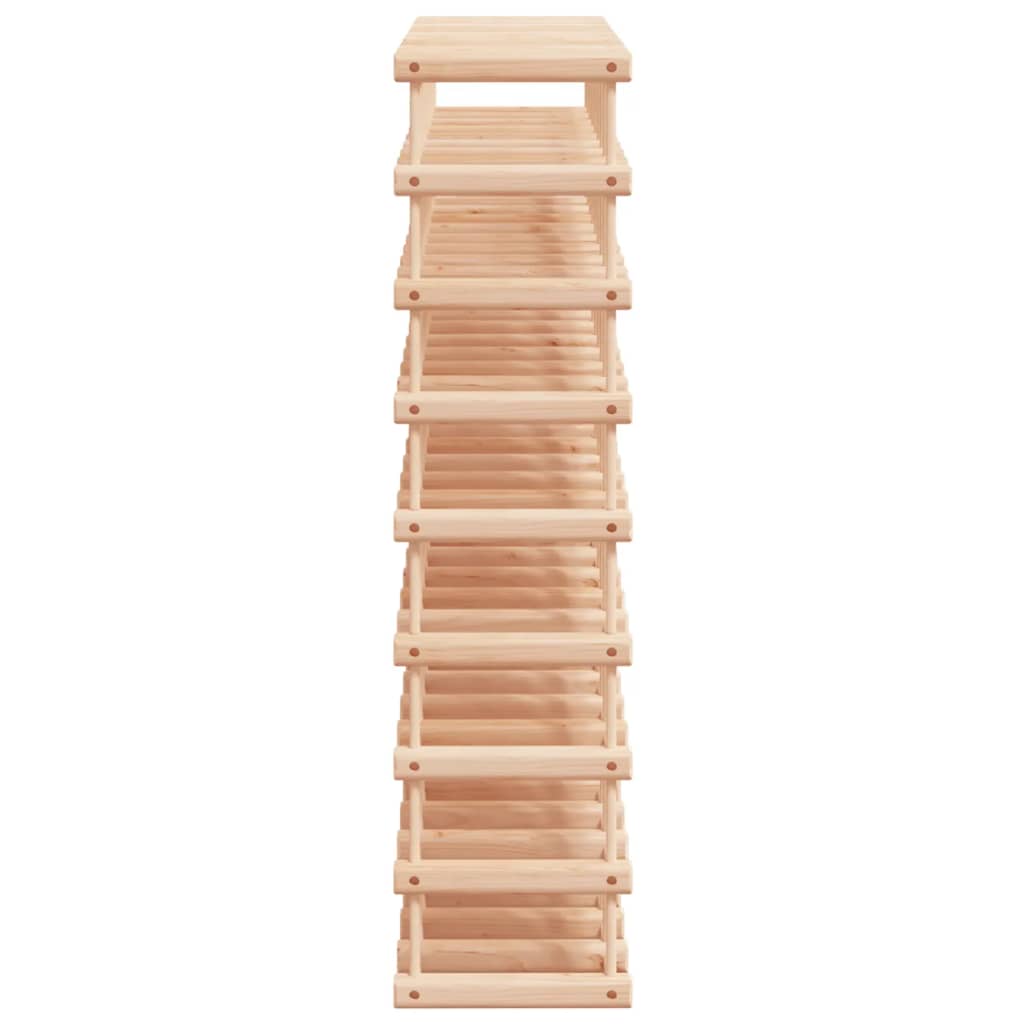 Wine Rack For 72 Bottles 90.5X23X90.5 Cm Solid Wood Pine