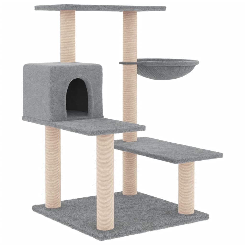 Cat Tree With Sisal Scratching Posts 82.5 Cm