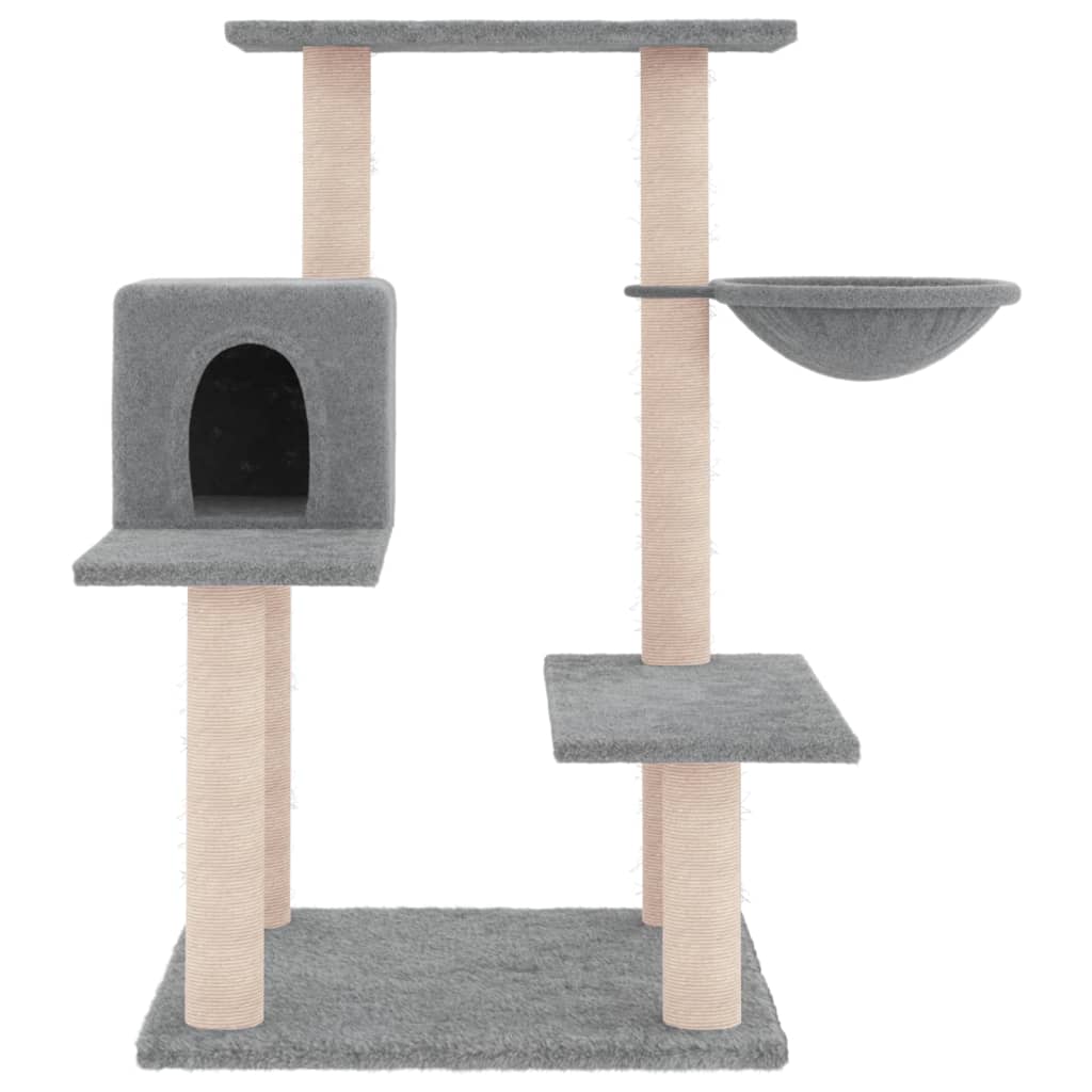 Cat Tree With Sisal Scratching Posts 82.5 Cm