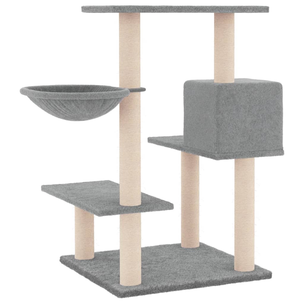 Cat Tree With Sisal Scratching Posts 82.5 Cm