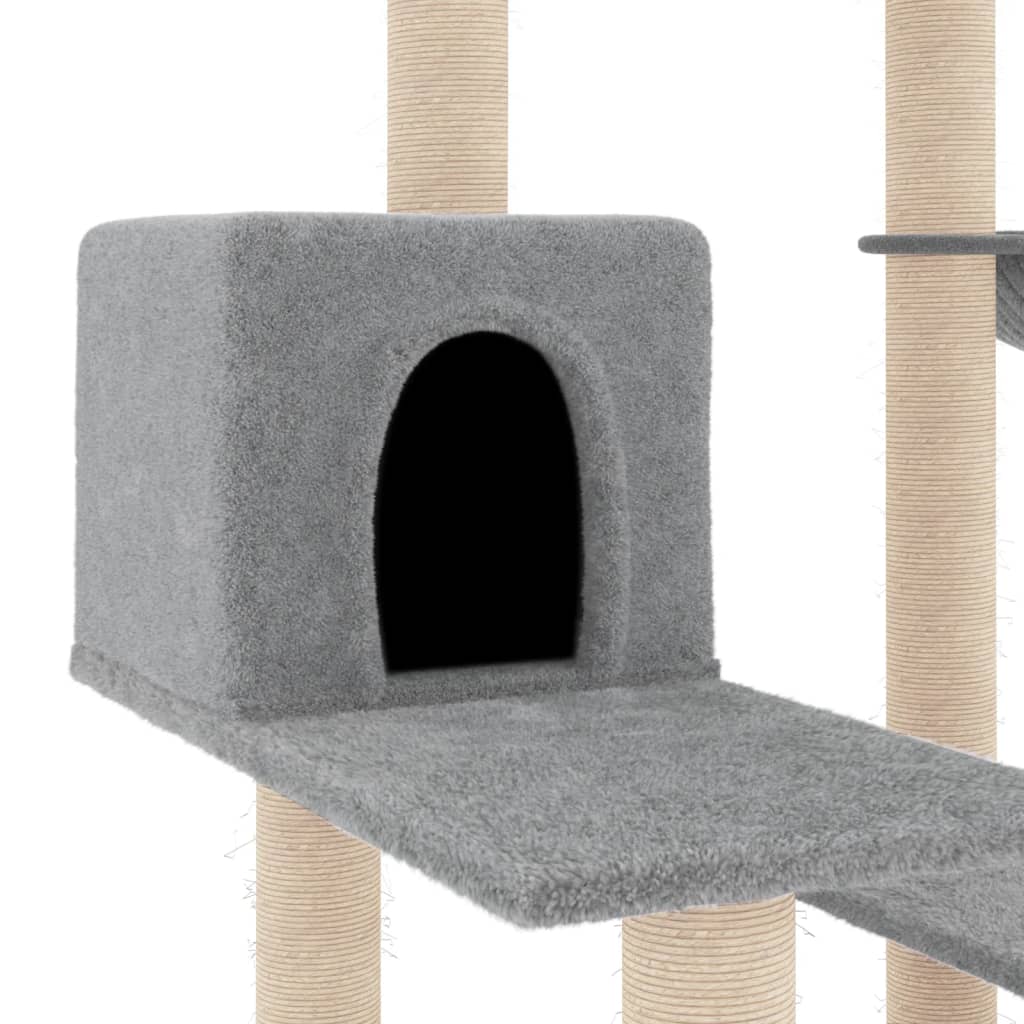 Cat Tree With Sisal Scratching Posts 82.5 Cm