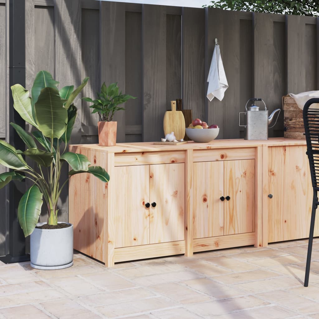 Outdoor Kitchen Cabinet Meppel Solid Wood Douglas