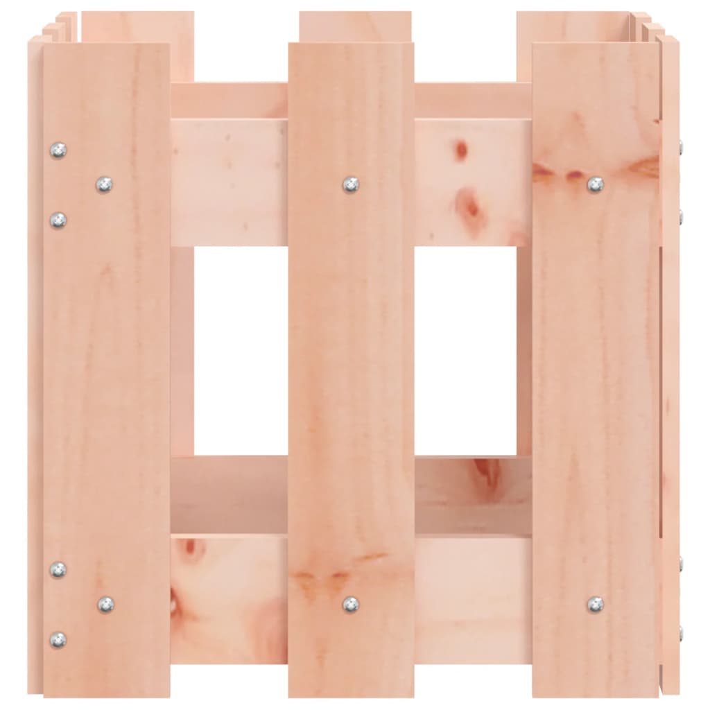 Garden Planter With Fence Design Solid Wood Douglas