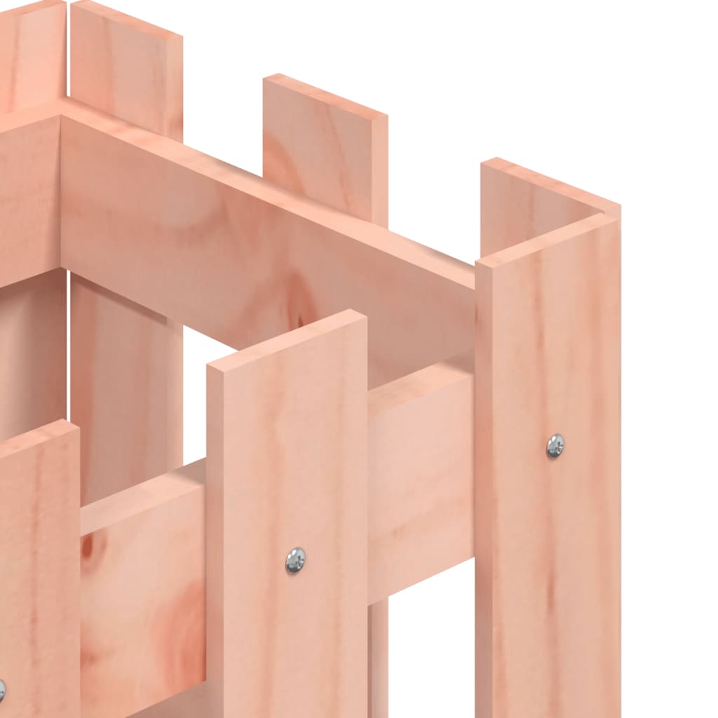 Garden Planter With Fence Design Solid Wood Douglas
