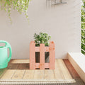 Garden Planter With Fence Design Solid Wood Douglas