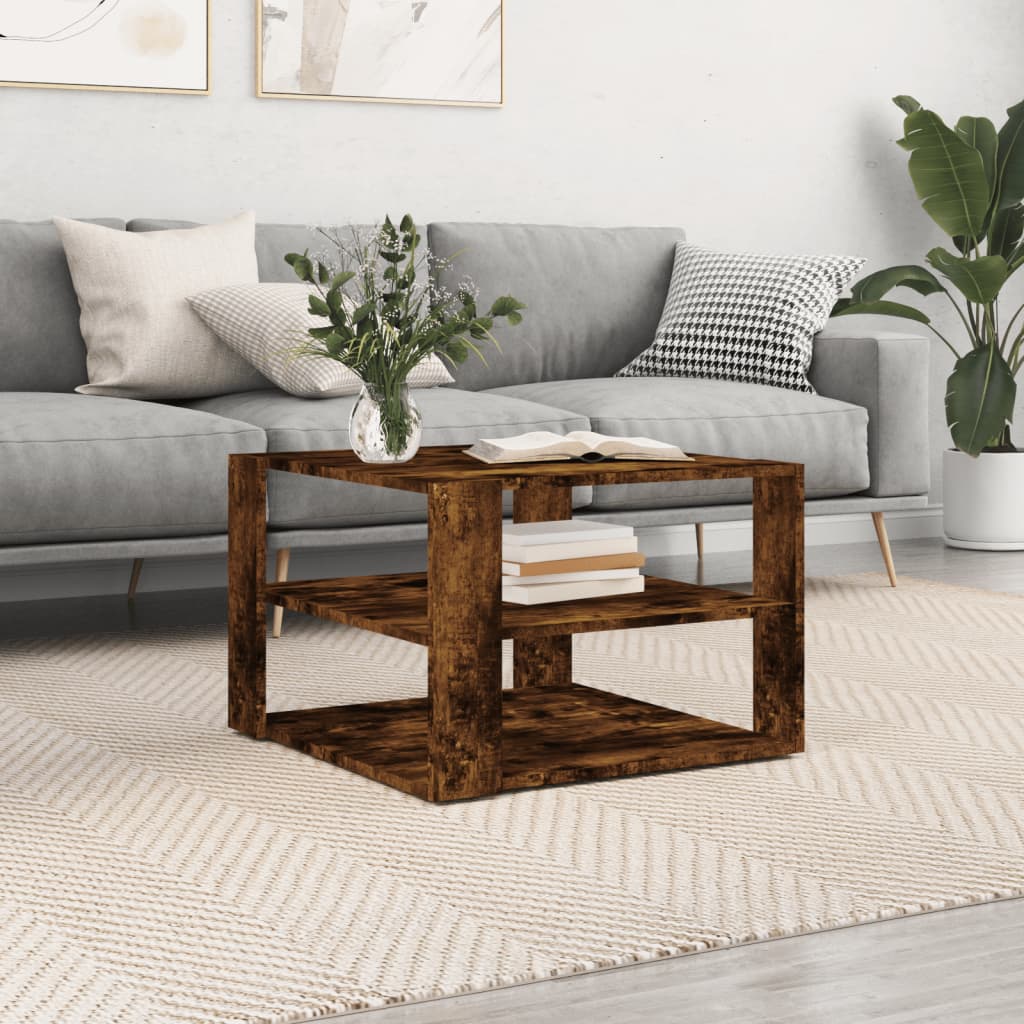 Coffee Table 58X58X40 Cm Engineered Wood