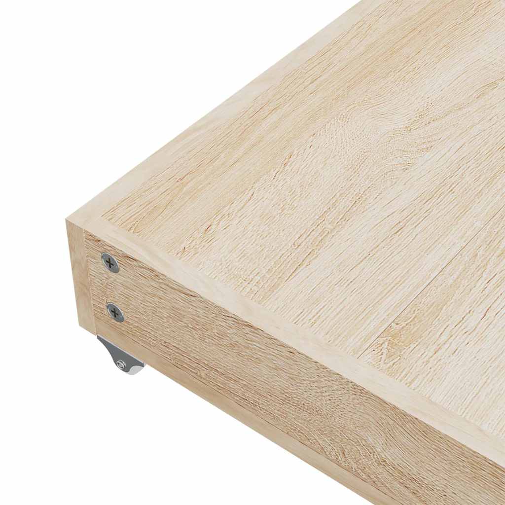 Bed Storage Drawers 2 Pcs Engineered Wood And
