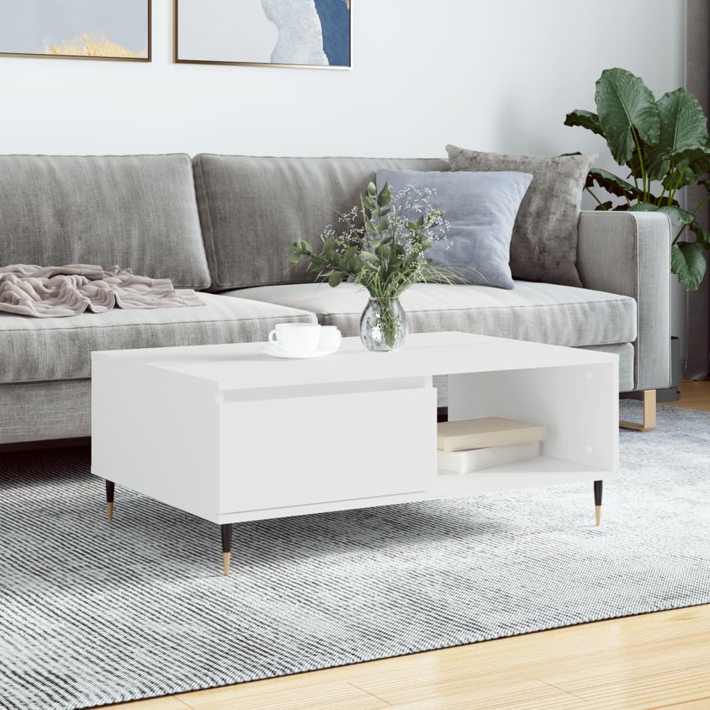 Coffee Table 90X60X35 Cm Engineered Wood