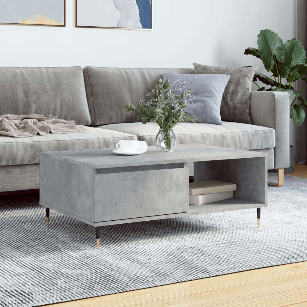 Coffee Table 90X60X35 Cm Engineered Wood