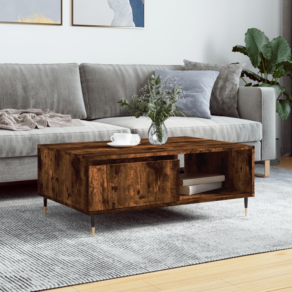 Coffee Table 90X60X35 Cm Engineered Wood