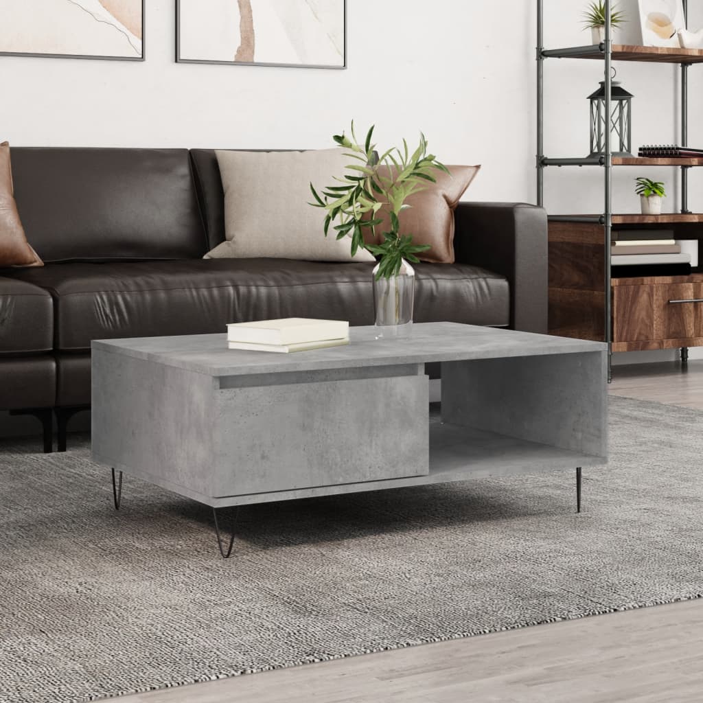 Coffee Table 90X60X35 Cm Engineered Wood