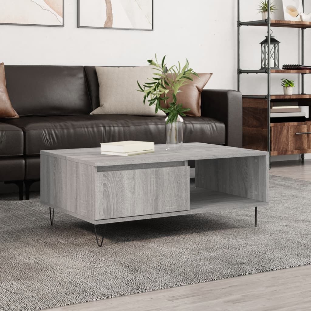 Coffee Table 90X60X35 Cm Engineered Wood