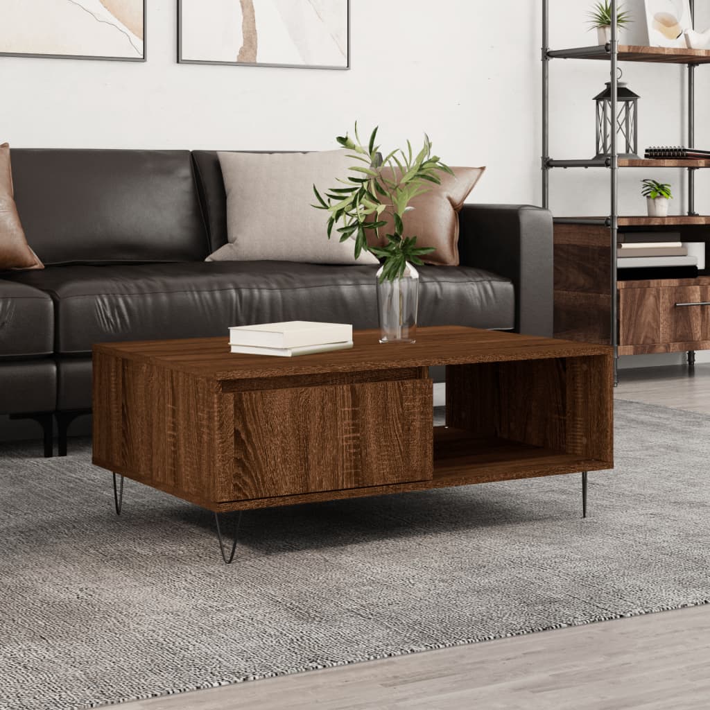 Coffee Table 90X60X35 Cm Engineered Wood