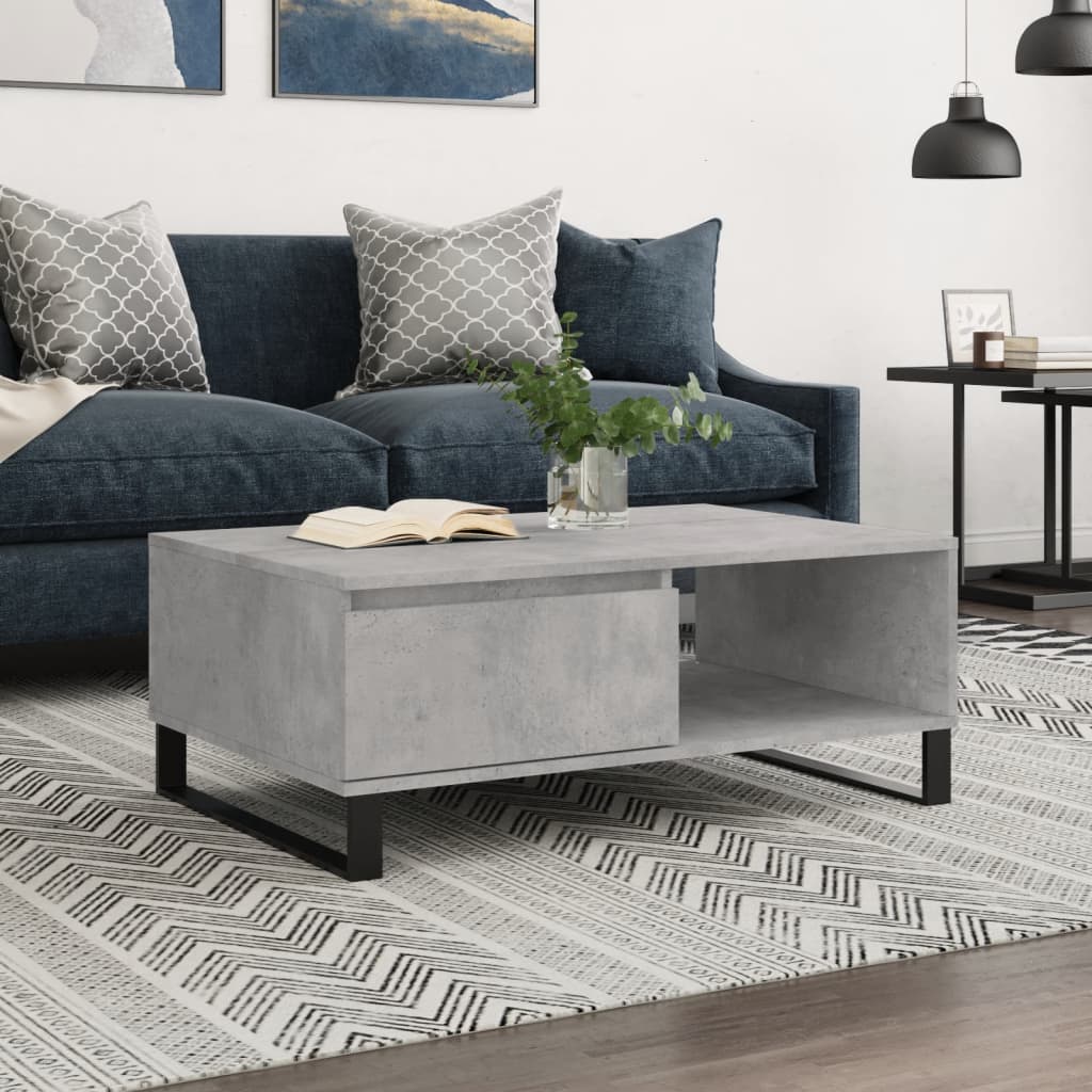 Coffee Table 90X60X35 Cm Engineered Wood