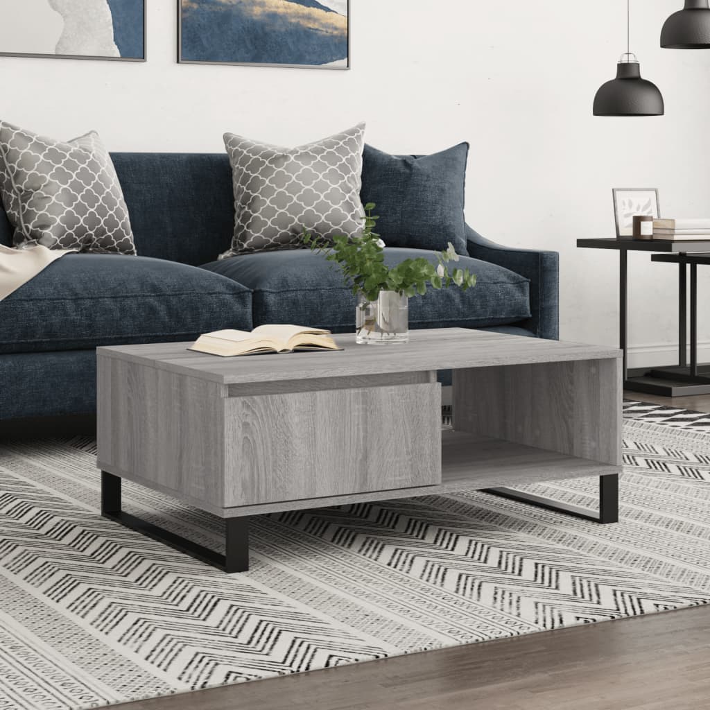 Coffee Table 90X60X35 Cm Engineered Wood