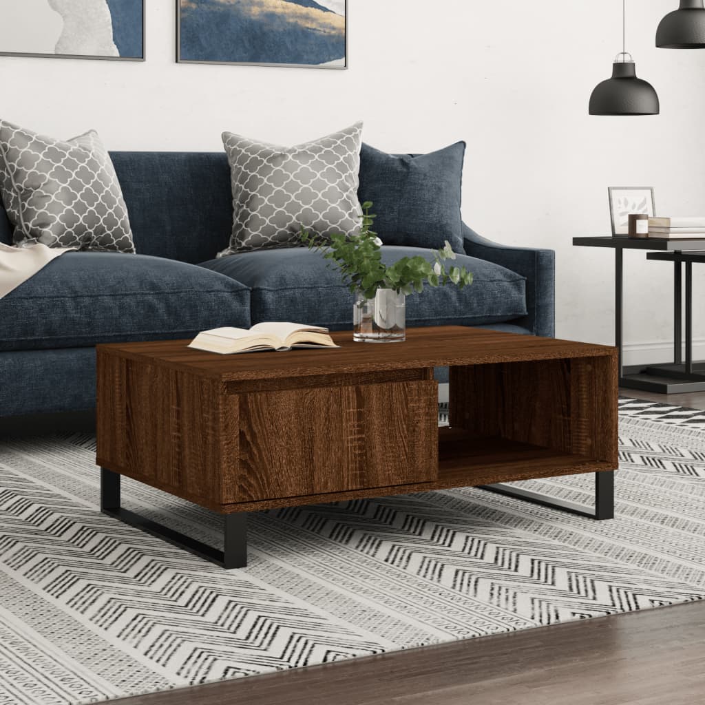 Coffee Table 90X60X35 Cm Engineered Wood