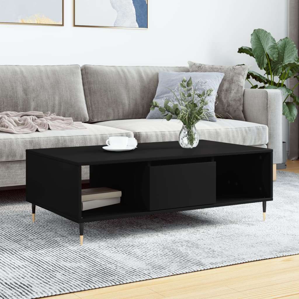 Coffee Table 104X60X35 Cm Engineered Wood