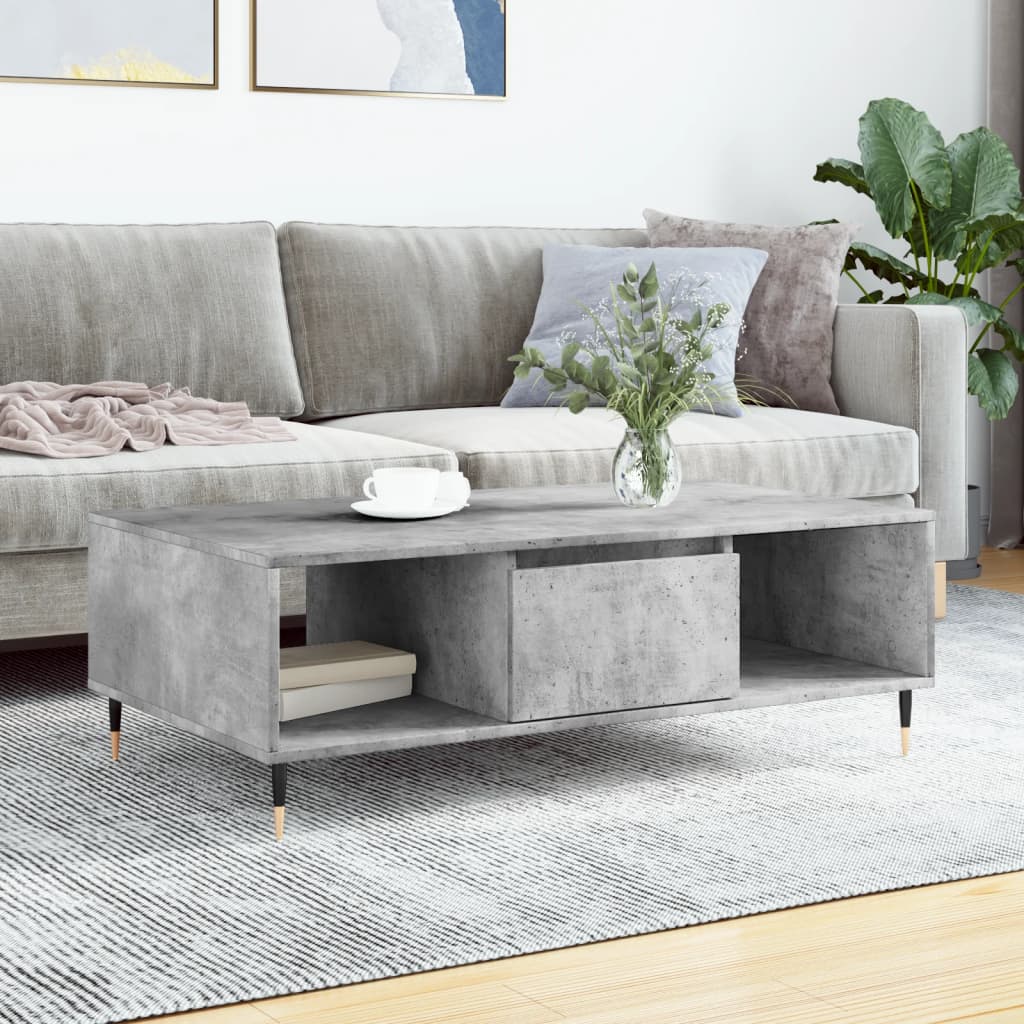 Coffee Table 104X60X35 Cm Engineered Wood