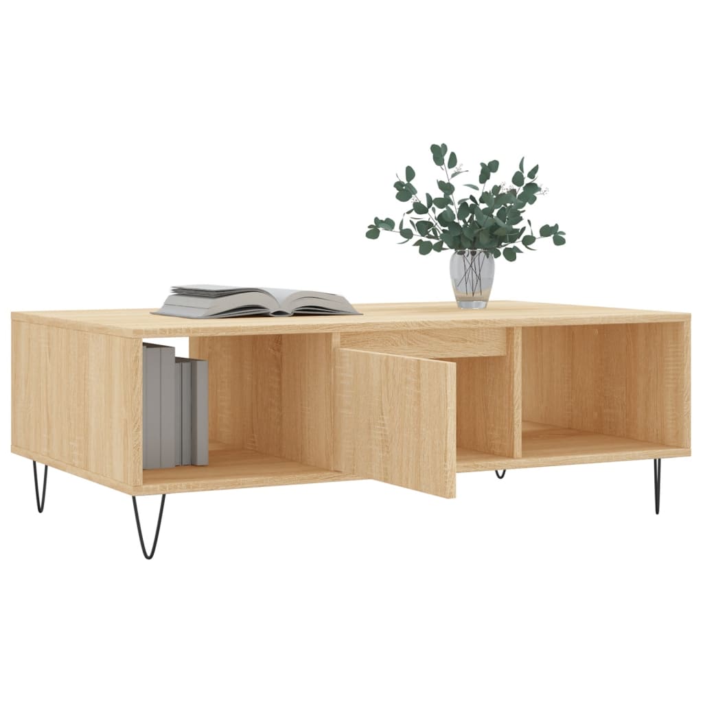 Coffee Table 104X60X35 Cm Engineered Wood