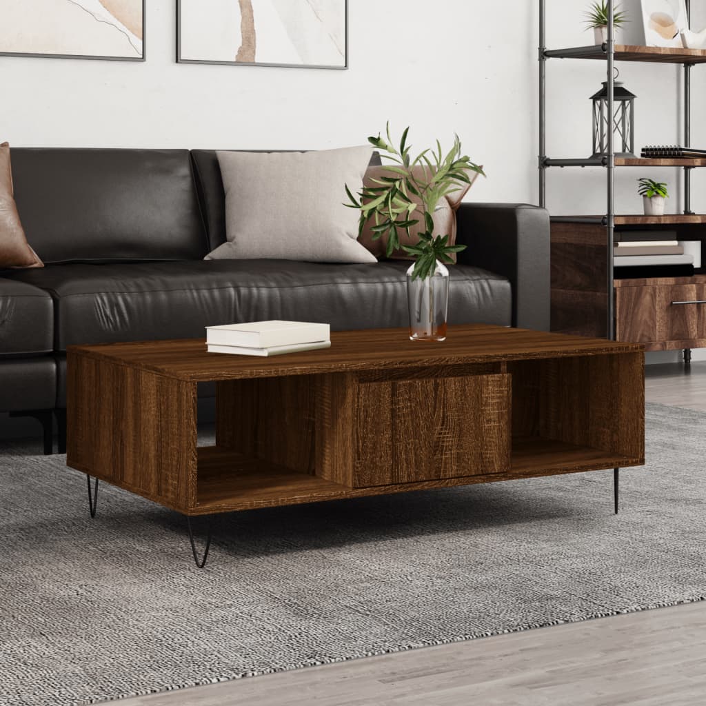 Coffee Table 104X60X35 Cm Engineered Wood