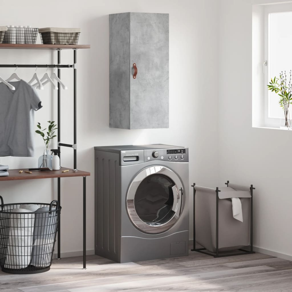 Wall Mounted Cabinet 34.5X34X90 Cm