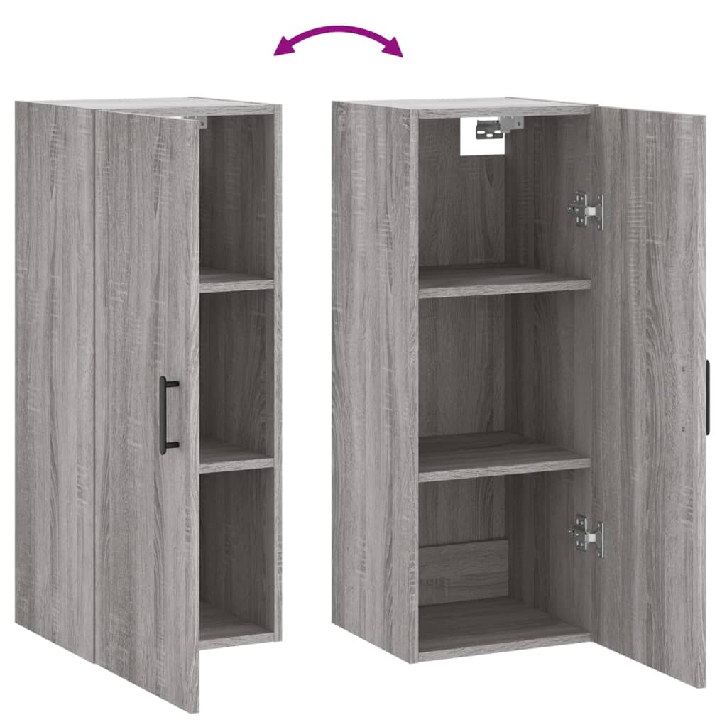 Wall Mounted Cabinet 34.5X34X90 Cm