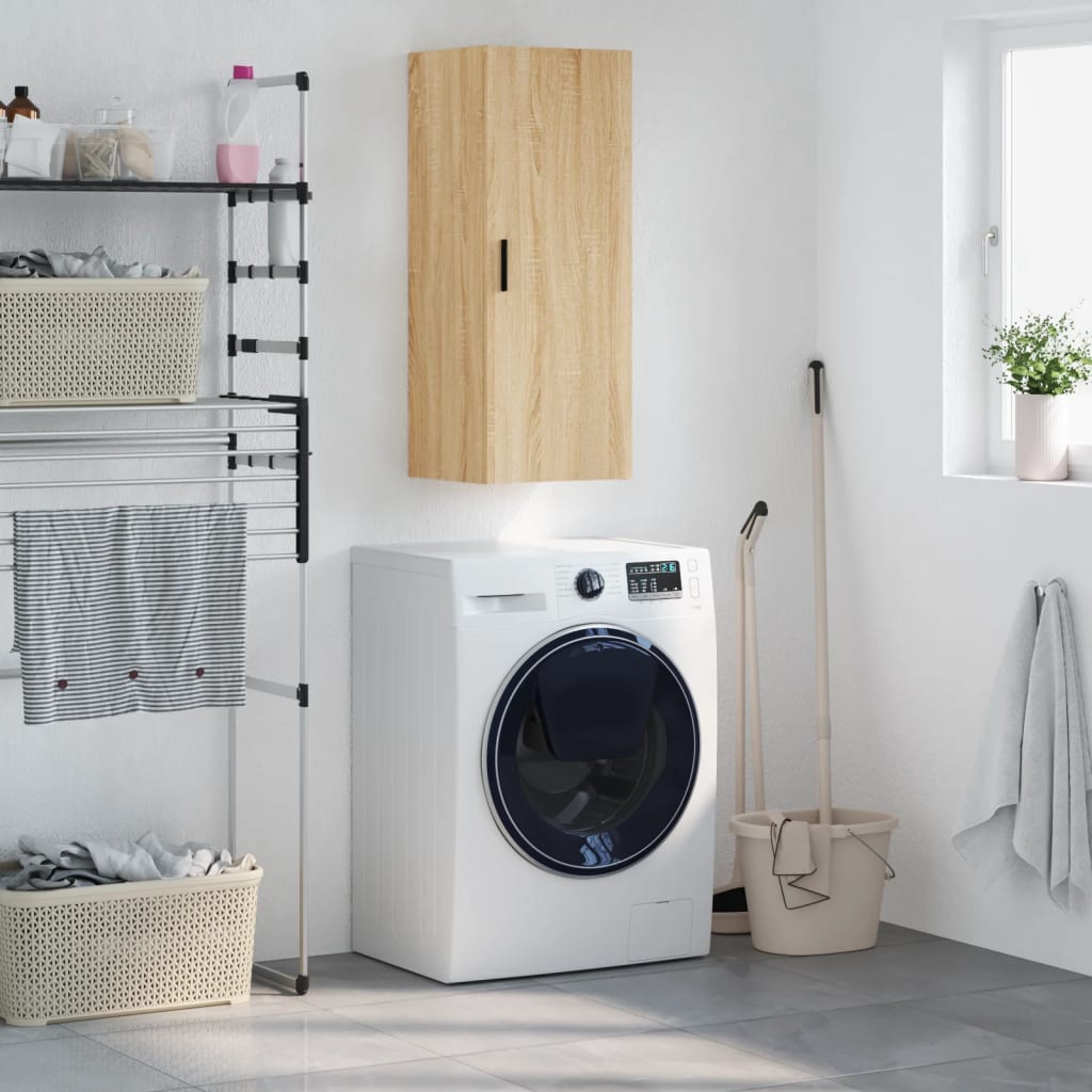 Wall Mounted Cabinet 34.5X34X90 Cm
