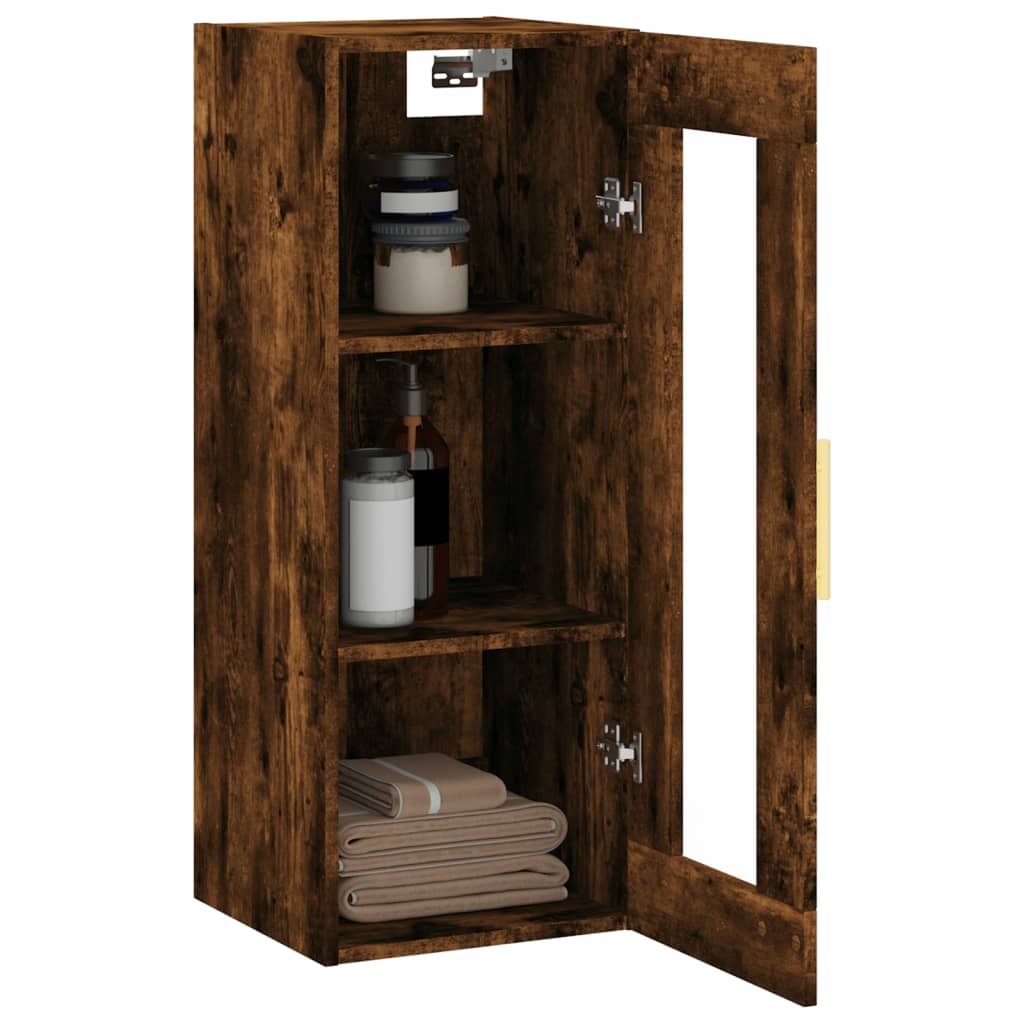 Wall Mounted Cabinet 34.5X34X90 Cm