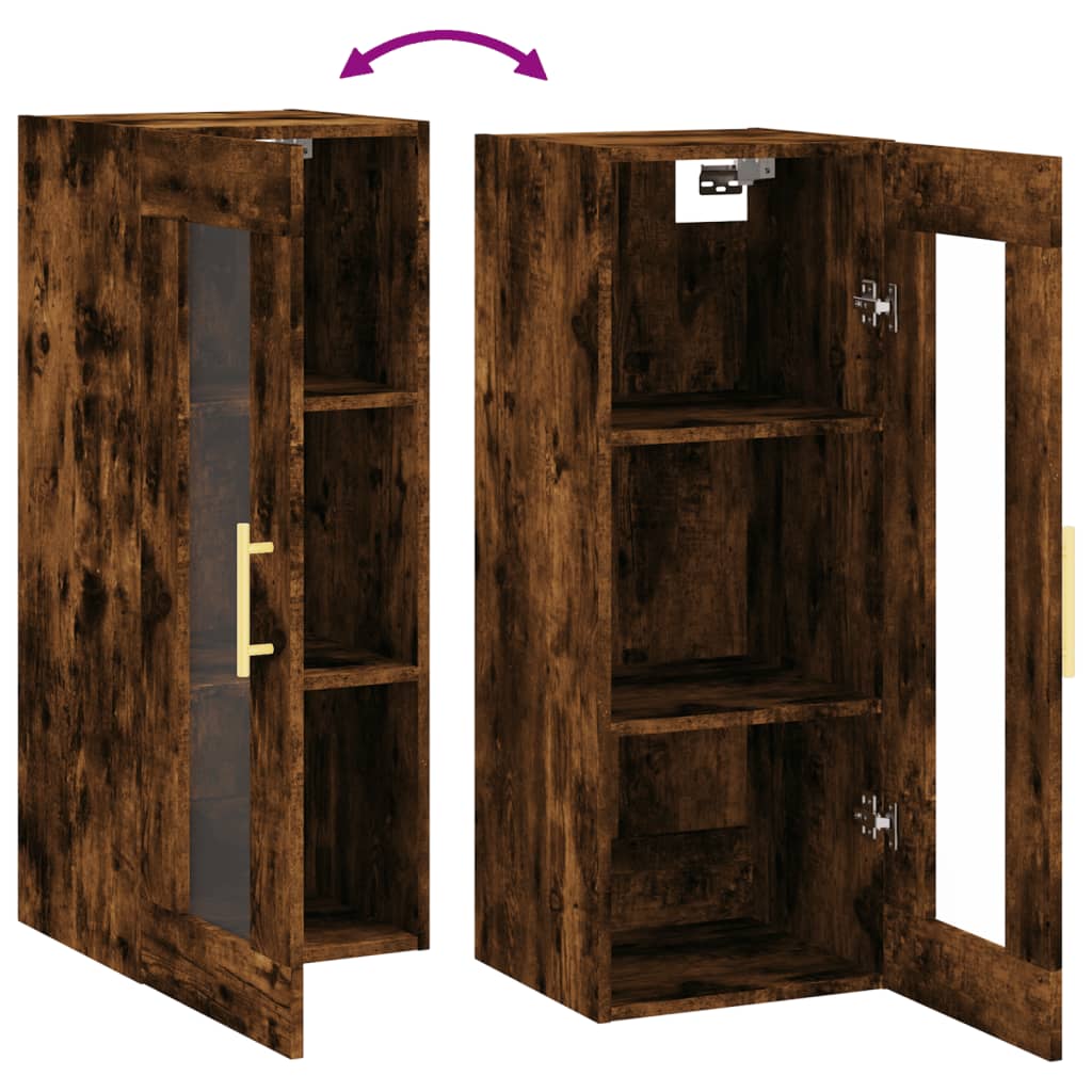 Wall Mounted Cabinet 34.5X34X90 Cm