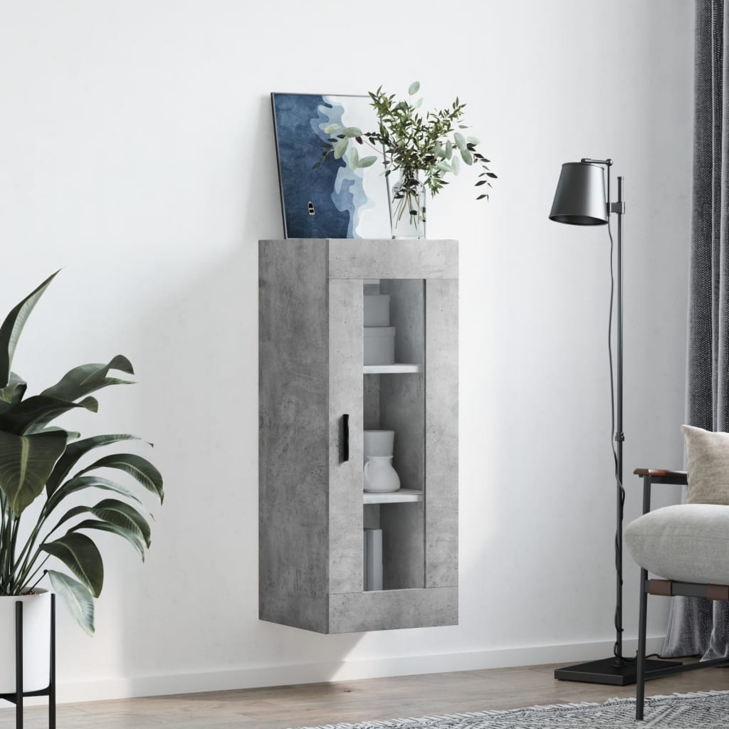 Wall Mounted Cabinet 34.5X34X90 Cm