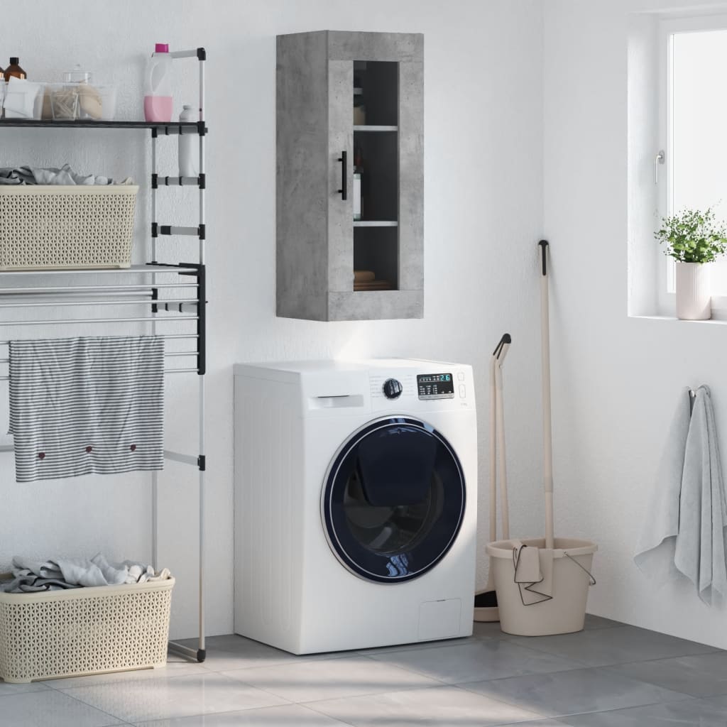 Wall Mounted Cabinet 34.5X34X90 Cm