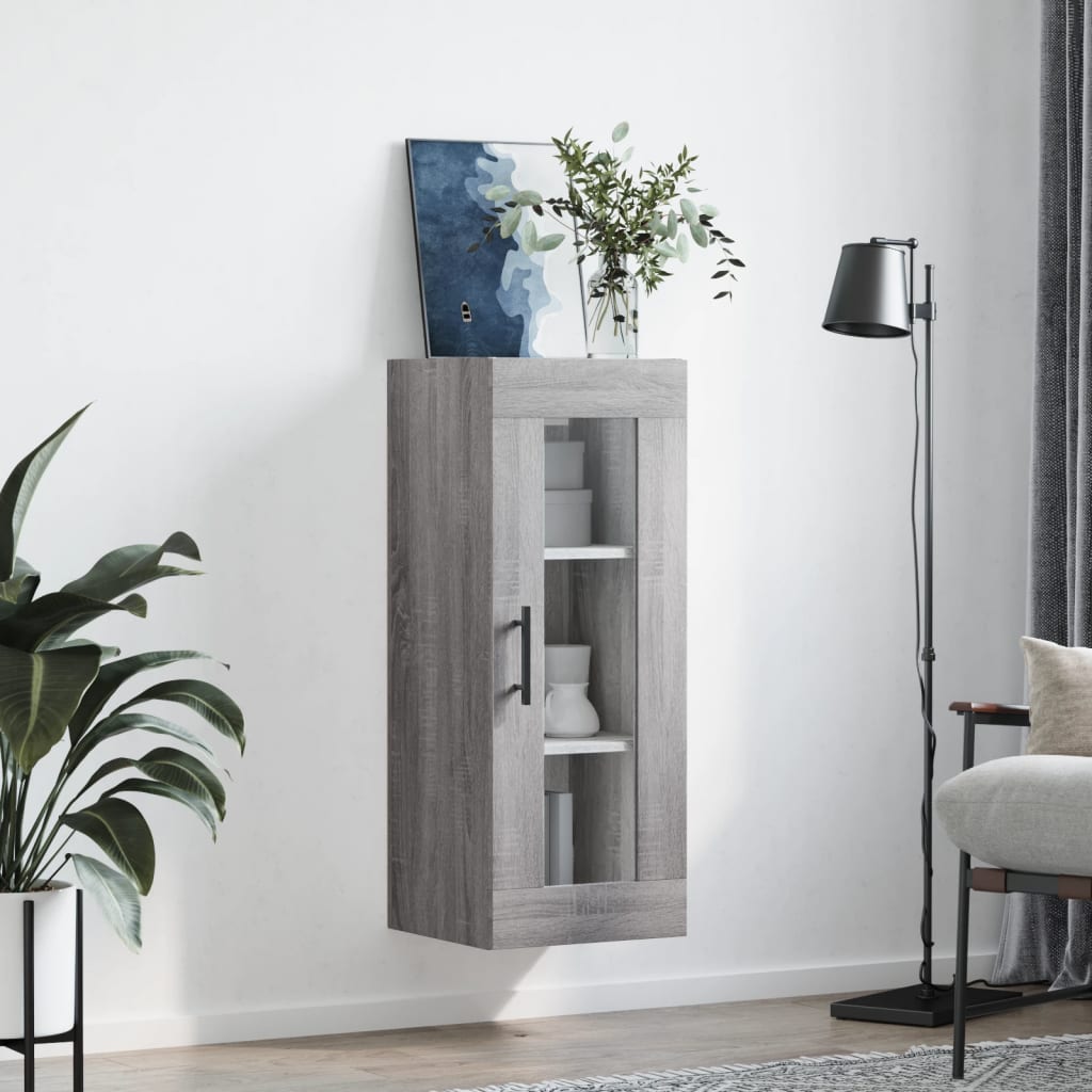 Wall Mounted Cabinet 34.5X34X90 Cm