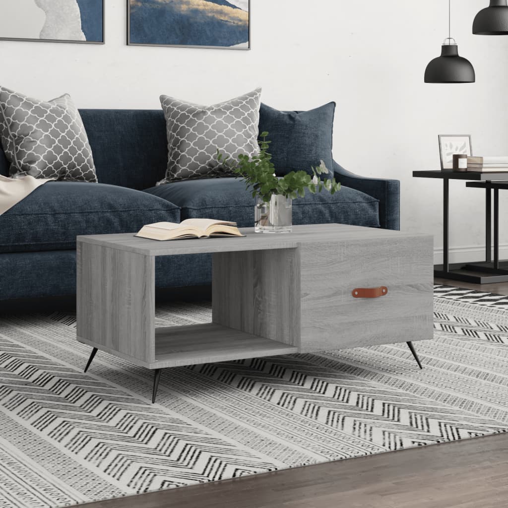 Coffee Table 90X50X40 Cm Engineered Wood