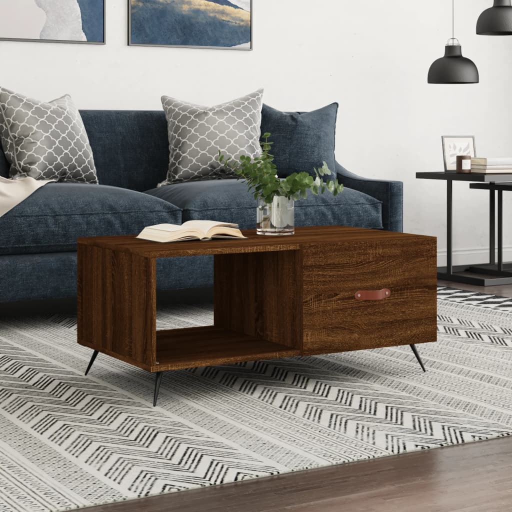 Coffee Table 90X50X40 Cm Engineered Wood